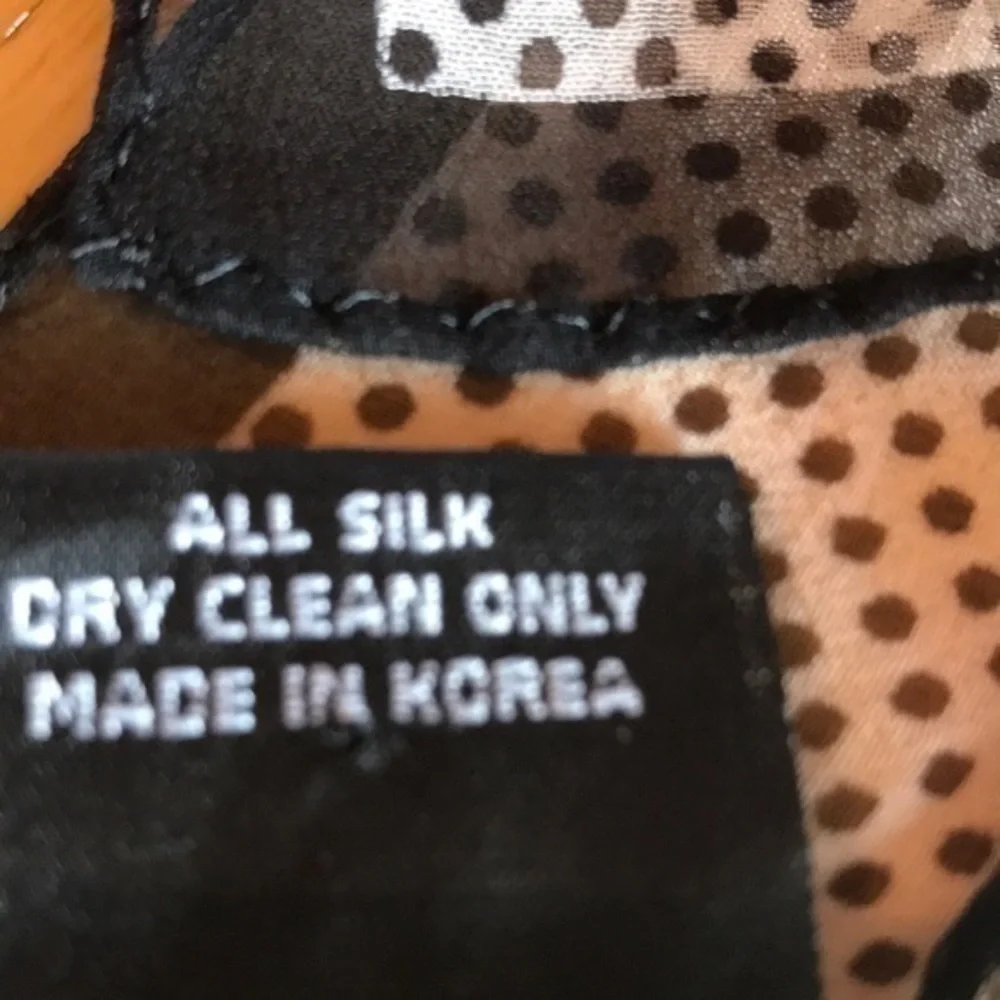 All Silk Purse Scarf Square black with Tiny Polkadots